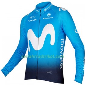 Radtrikot 2018 Movistar Team Langarm N001
